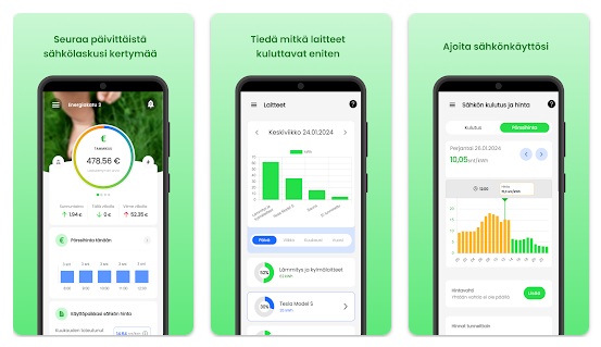 Älyenergia sovellus Google Play