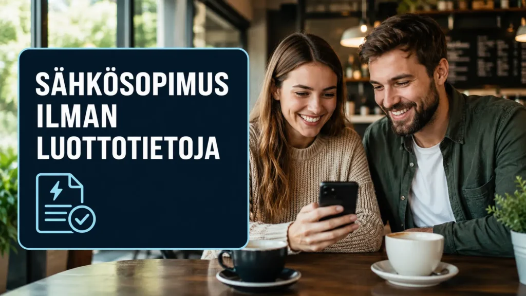 sähkösopimus ilman luottotietoja